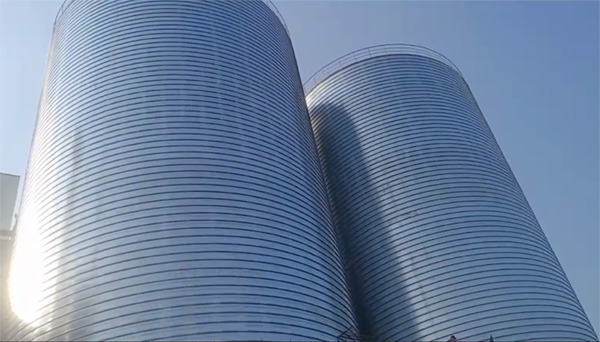 武汉2座混凝土高架卷板仓